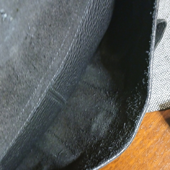 Designer Black Leather Tote Bag - Picture 14 of 16